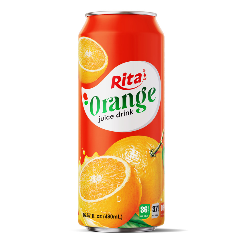 real fruit orange juice combinations drink 490ml cans 