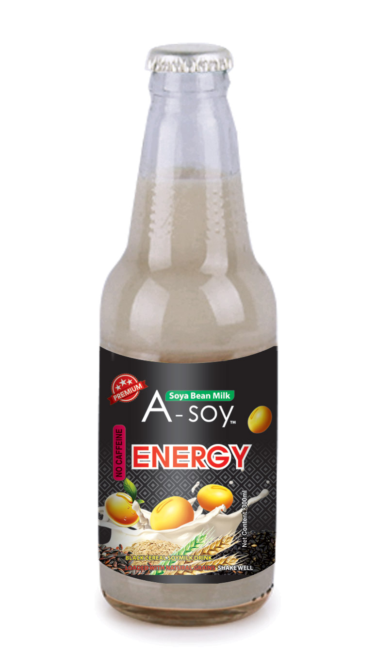 زجاجة 300ML حليب الصويا الطاقة