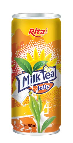 حليب الشاي مع هلام