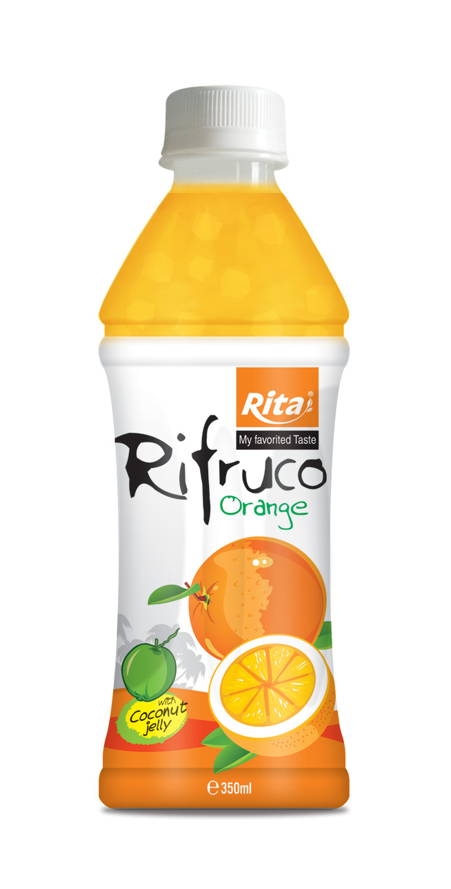 Rifruco البرتقال وجوز الهند جيلي 350ML