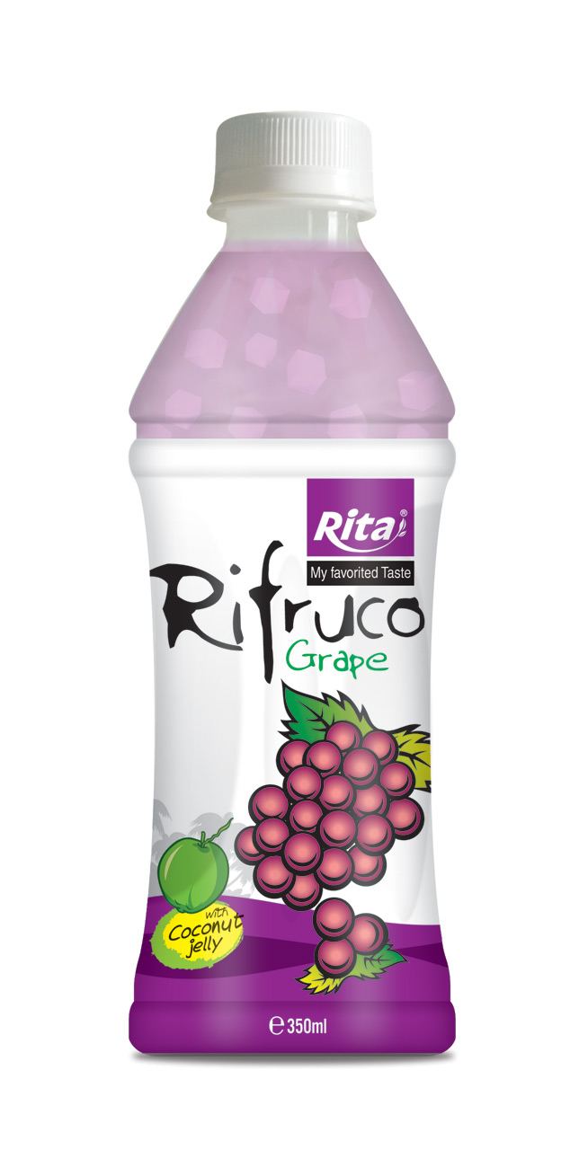 Rifruco العنب مع جوز الهند جيلي 350ML