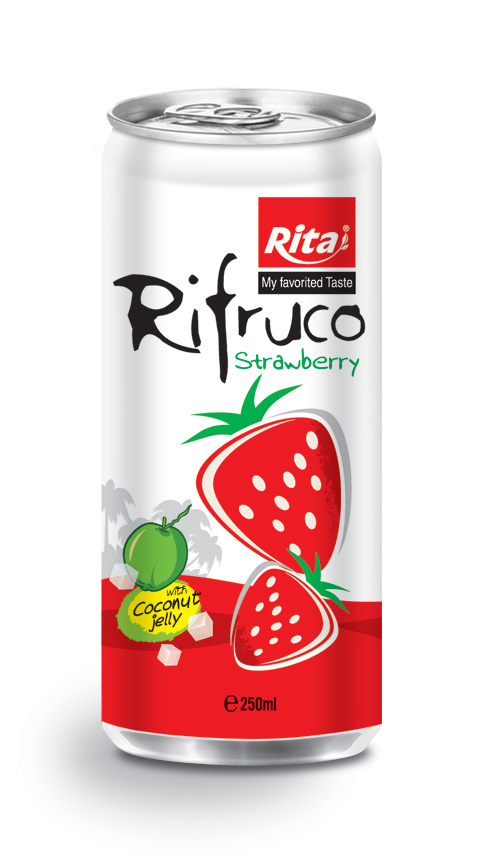 Rifruco الفراولة وجوز الهند جيلي 250ml الاتحاد