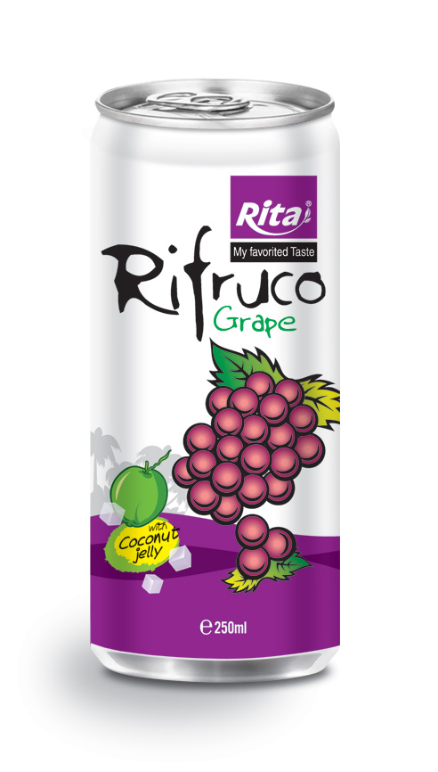 Rifruco العنب مع جوز الهند جيلي 250ml الاتحاد