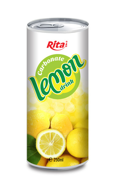 الليمون الغازية شرب في Can