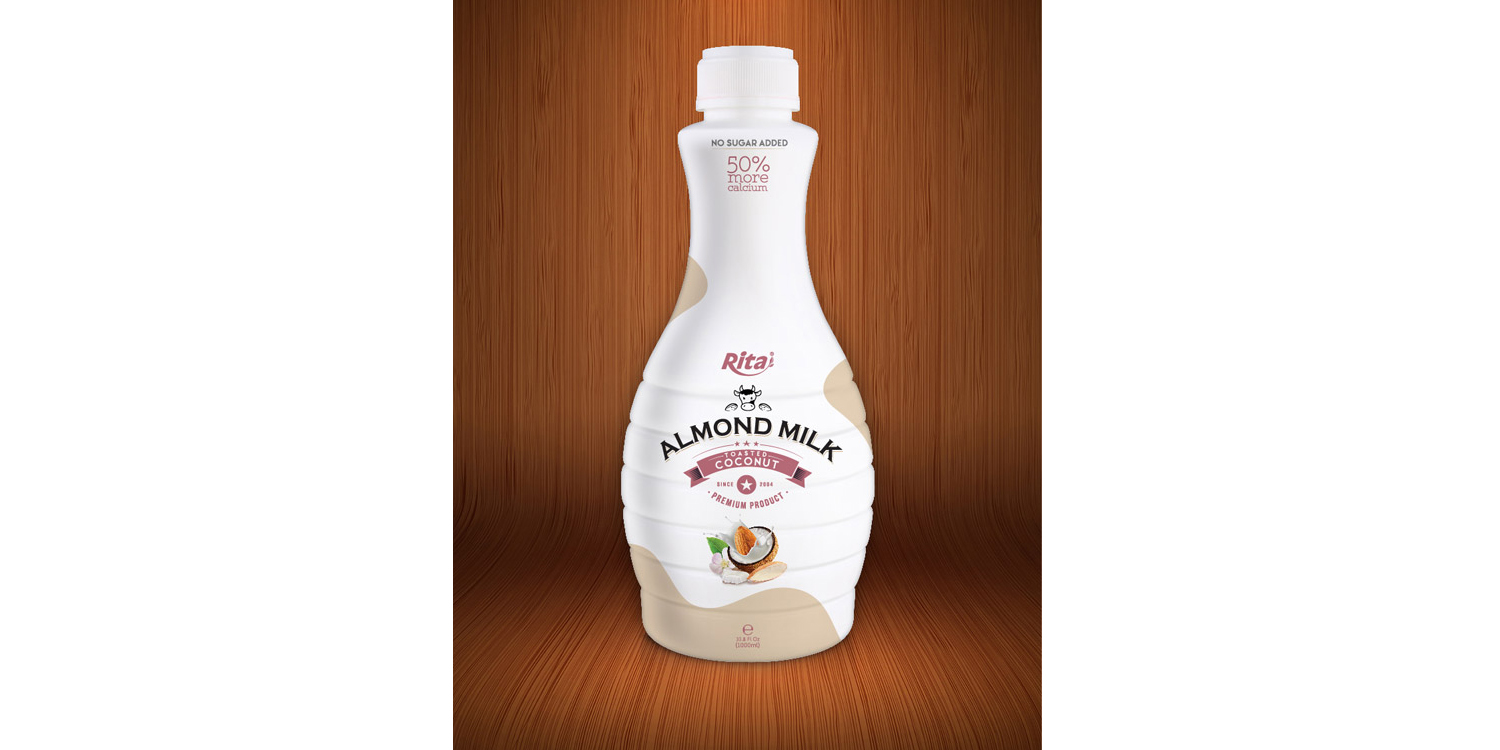 حليب اللوز مع 1000ML جوز الهند