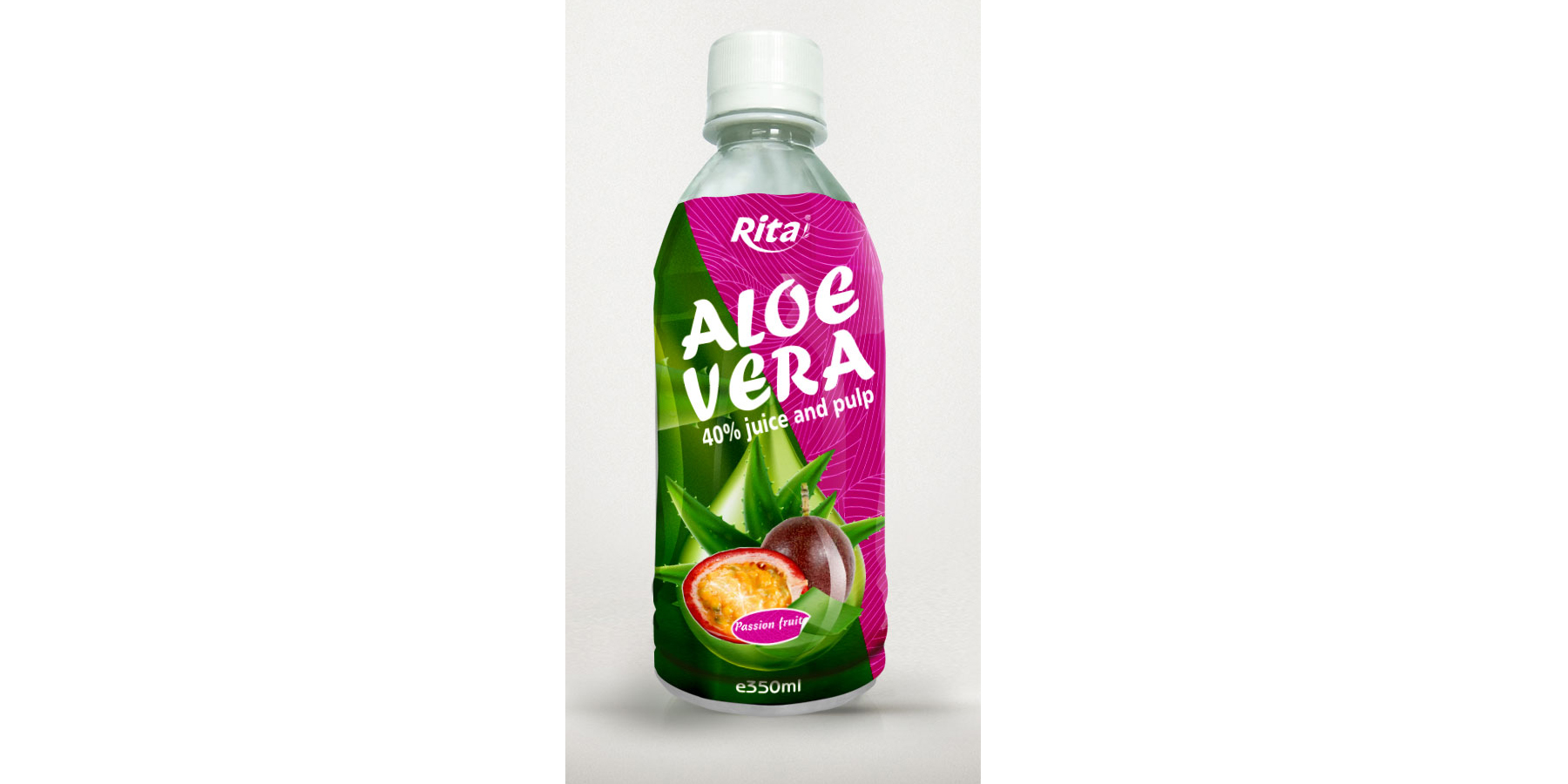 الألوة فيرا عصير مع العاطفة 350ML الحيوانات الأليفة زجاجة