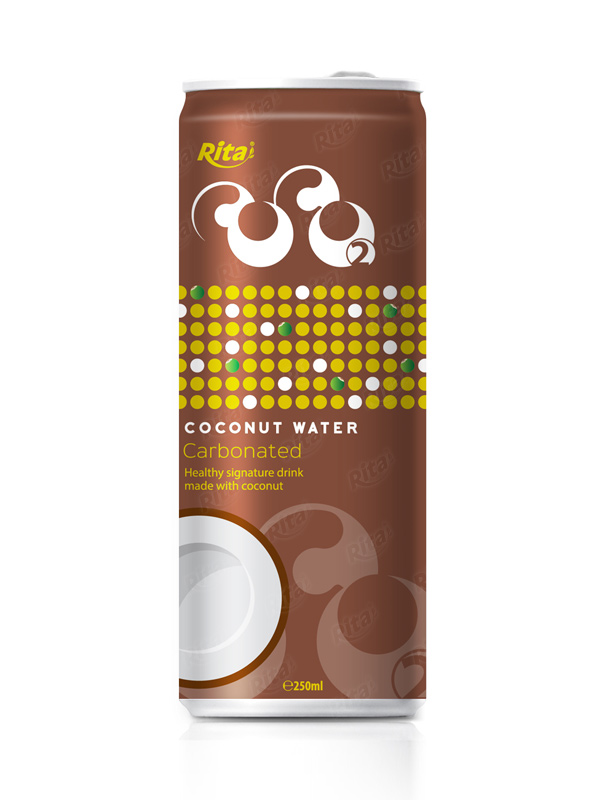 جوز الهند الغازية 250ml الاتحاد الماء