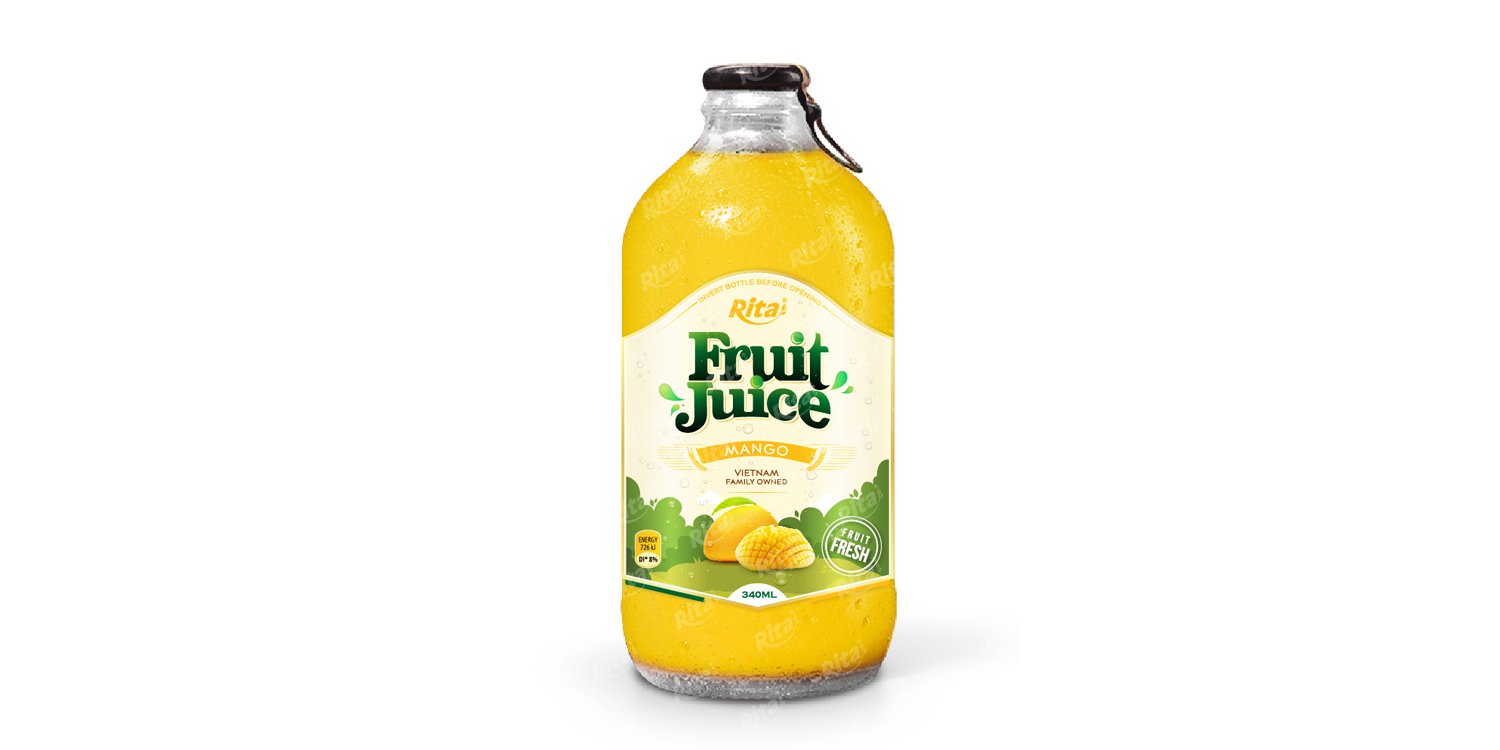 المانجو عصير الفاكهة زجاجة 340ml