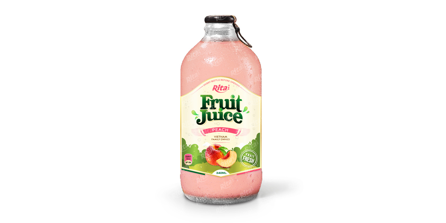 الخوخ عصير الفاكهة زجاجة 340ml