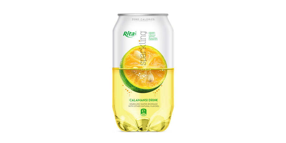 يمكن للحيوانات الاليفة 350ml مشروب متلألئ مع ريتا نكهة كالاماسي