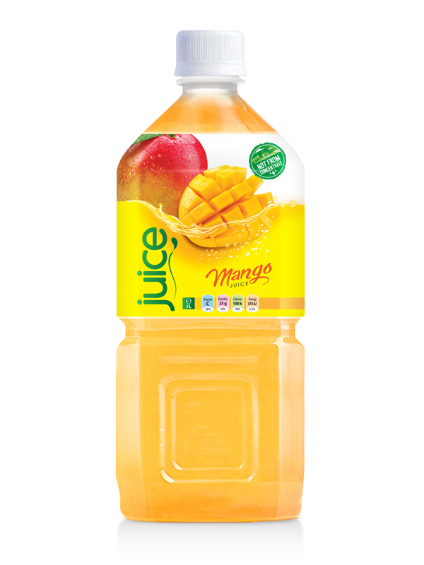نقية عصير المانجو زجاجة مشروب 1000ML الحيوانات الأليفة