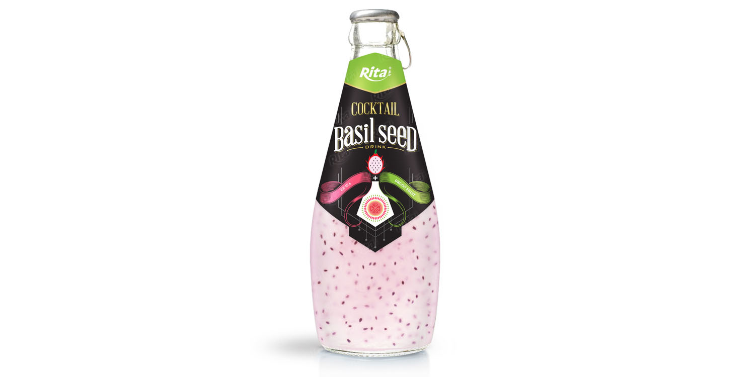 نكهة كوكتيل مع 290ml بذور الريحان