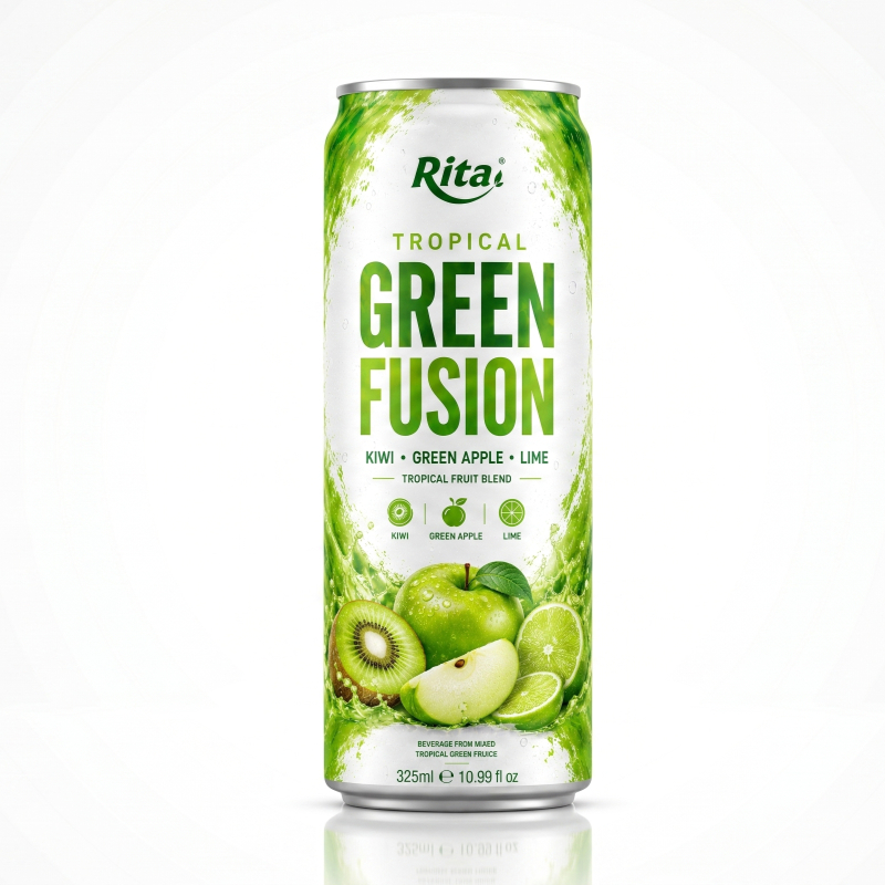 GREEN FUSION مشروب مزيج الفواكه الاستوائية
