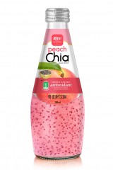 290ml_glass_bottle_Best_Chia_seed_drink_with_peach_healthy_and_antioxidant