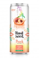 330ml_cans_Basil_seed_drink_with_Peach_juice