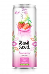 330ml_cans_Basil_seed_drink_with_Strawberry_juice