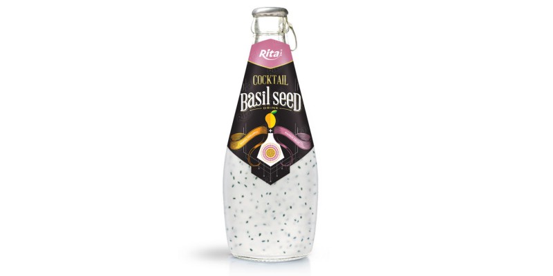 Cocktail_flavor_with_basil_seed_290ml_glass_bottle