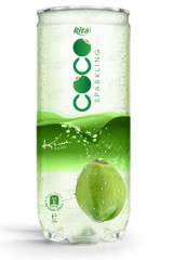 Sparking_coconut_water_with_kiwi_flavor_250ml_Pet_can_
