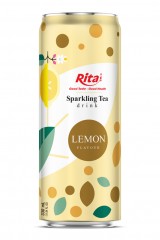Sparkling_Tea_drink_lemon_flavour_330ml_sleek_canned