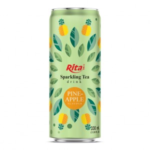 Sparkling_Tea_drink_pineapple_flavour_330ml_sleek_can_near_me