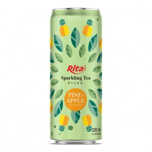 Sparkling_Tea_drink_pineapple_flavour_330ml_sleek_can_near_me