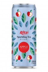 best_Sparkling_Tea_drink_apple_flavour_330ml_sleek_can