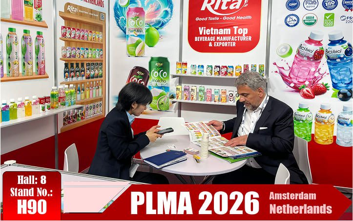 عرض منتجات RITA على الزوار في معرض PLMA 2026 بأمستردام