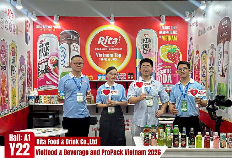 فريق RITA في جناح معرض Vietfood & Beverage و ProPack 2026